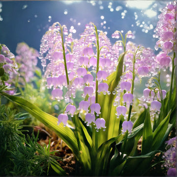 Purple Lily of the Valley flower Seeds for Planting - Non-GMO and Heirloom garden seeds