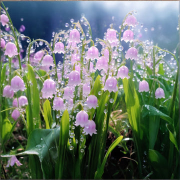 Purple Lily of the Valley flower Seeds for Planting - Non-GMO and Heirloom garden seeds