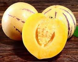 Golden Pepino Fruit Seeds for Planting - Growing Sweet and Flavorful, Heirloom seeds