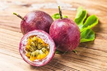Red Passion Fruit Passiflora edulis seeds for planting in home garden