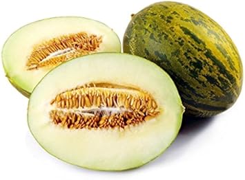 Green Toadskin Melon Fruit Seeds - Exotic Melons with a Unique Appearance 100 Pcs pcs