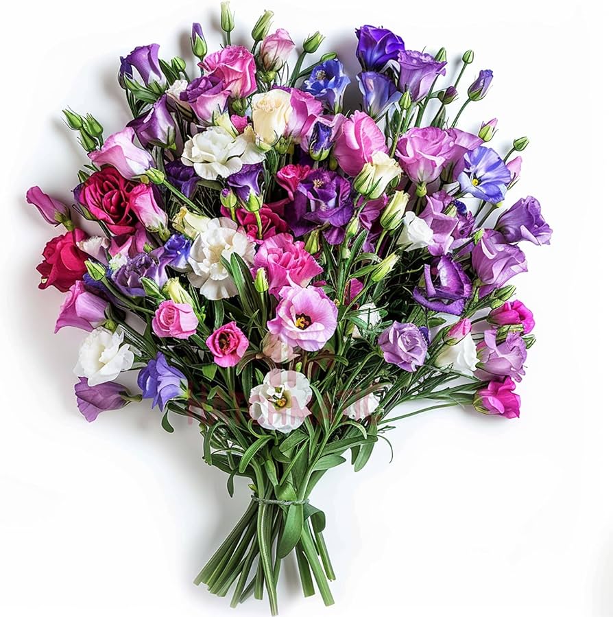 Mixed Lisianthus Sapphire Flower Seeds for Planting - Heirloom, NON-GMO, Easy Grow Blooms seeds for planting in home garden