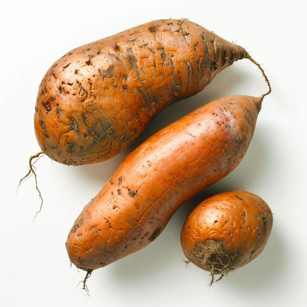 Brown Sweet Potato Ipomoea batatas for planting in home garden