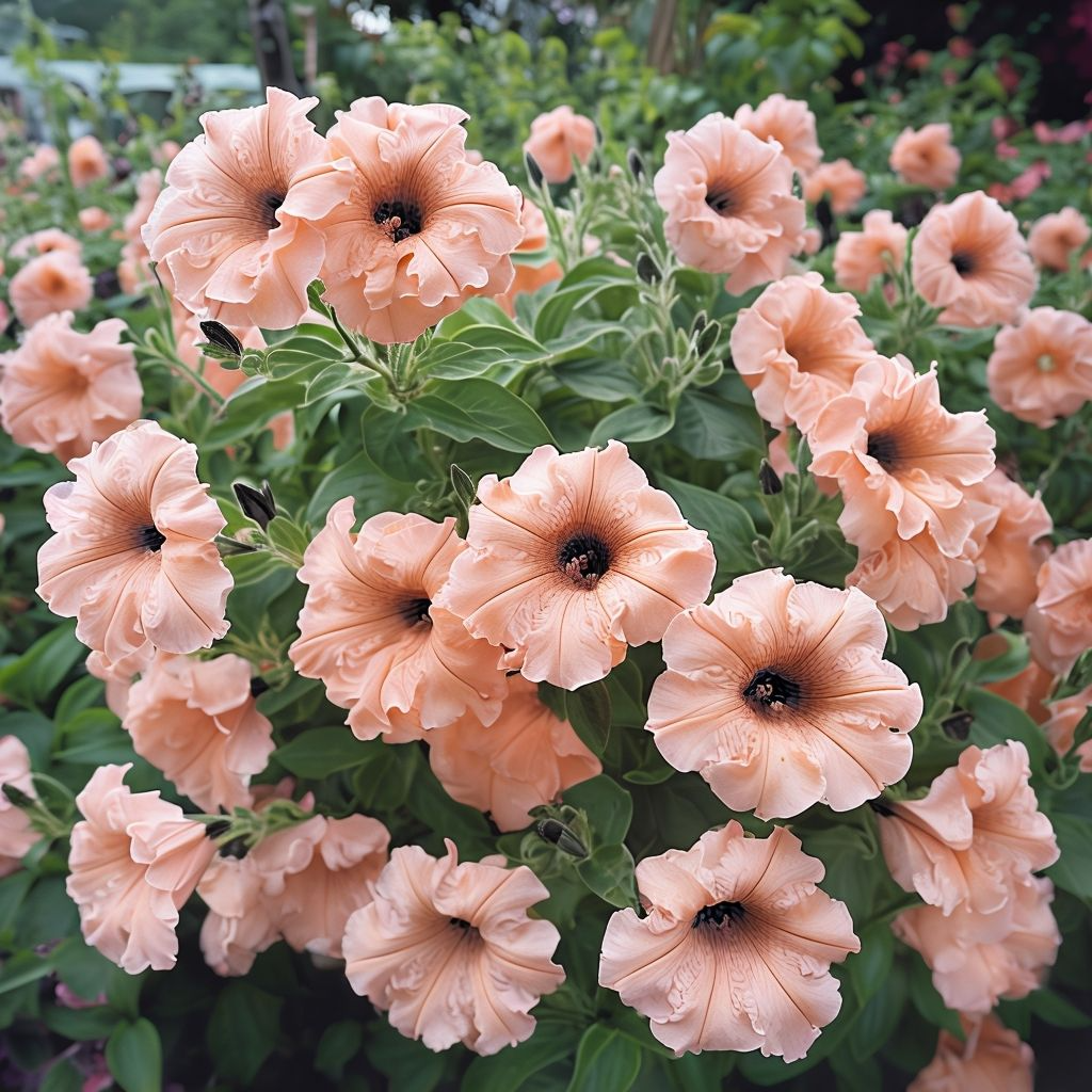 Peach Petunia Flower Seeds for Planting - Heirloom, NON-GMO, Easy to Grow Garden Blooms for planting in home garden
