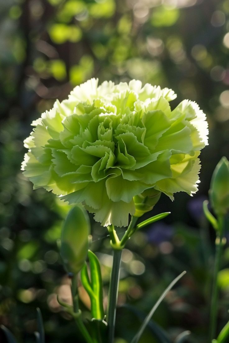 Heirloom Non-GMO Green Carnation Flower Seeds for Planting – Vibrant Ornamental Seeds - Non-GMO for planting in home garden