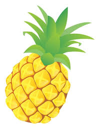 Yellow pineapple fruit seeds