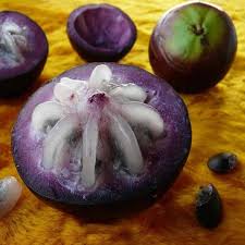 Purple star apple fruit seeds