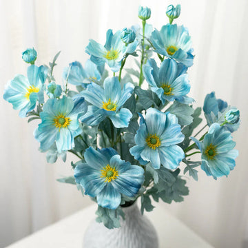 Teal Blue Cosmos Bush Flower Seeds for Planting – Non-GMO, Heirloom Garden Seeds